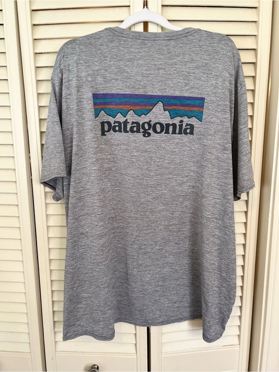 Patagonia Other - Patagonia Grey Logo Mountain Tee